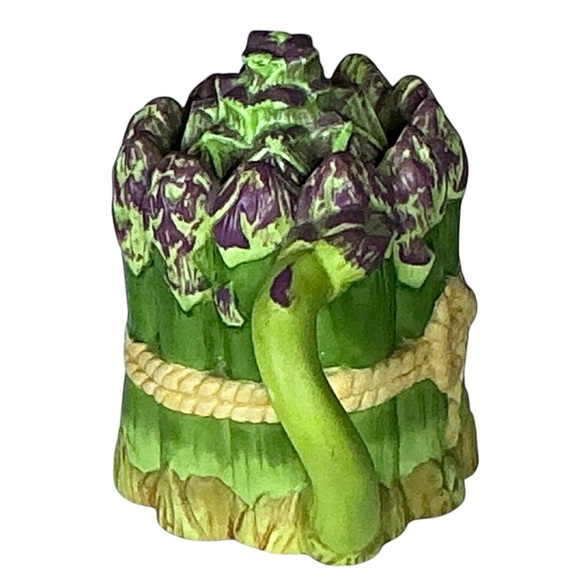 Avon Vintage Miniature Teapot Shape Trinket Box Season Harvest Bisque Porcelain - Picture 5 of 16